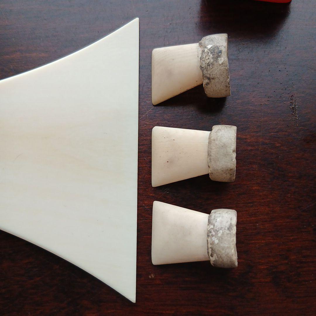 鈴*キ様 三味線バチ、棹3、天然素材