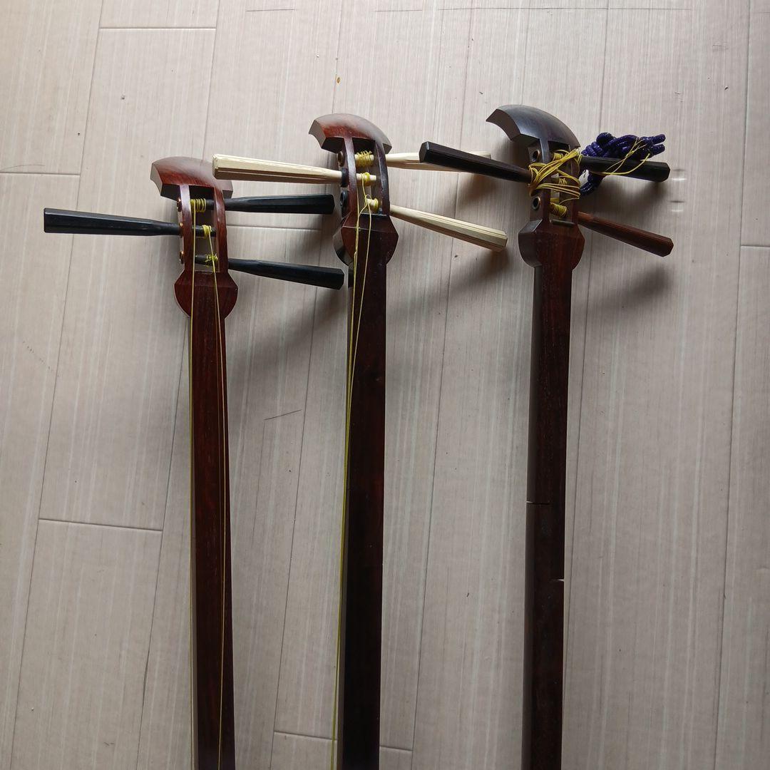 鈴*キ様 三味線バチ、棹3、天然素材