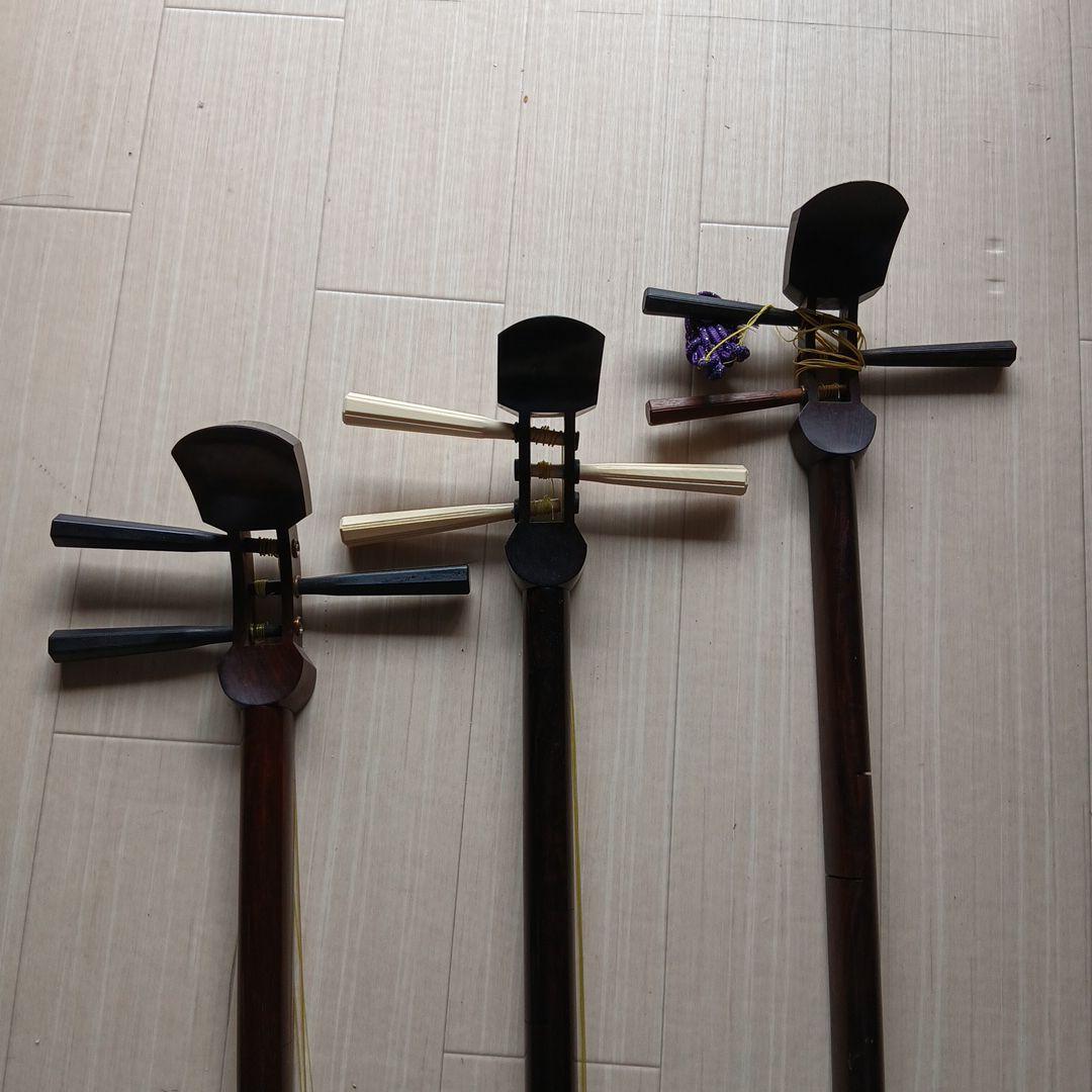 鈴*キ様 三味線バチ、棹3、天然素材