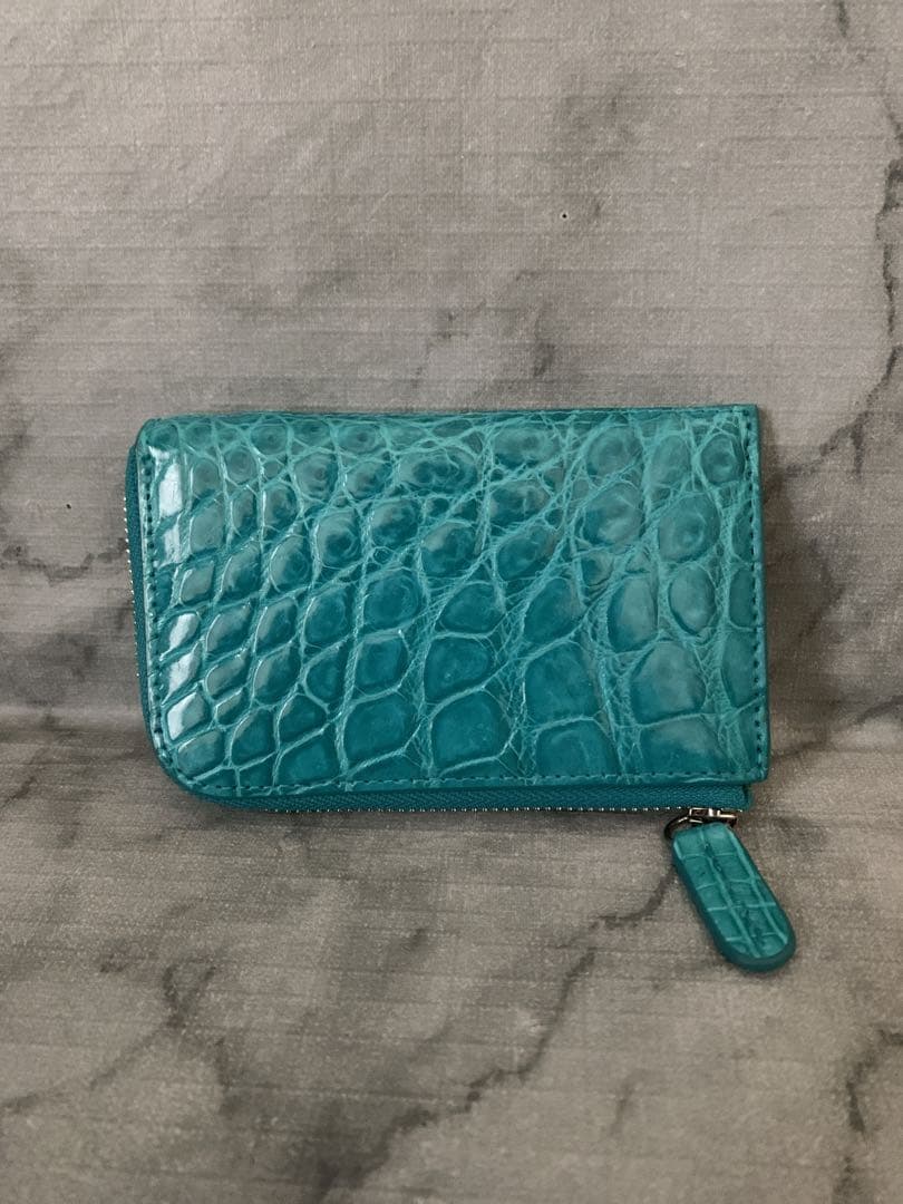 きりこCOTO　クロコダイル　ミニ財布　ウォレット　コンパクト　L字