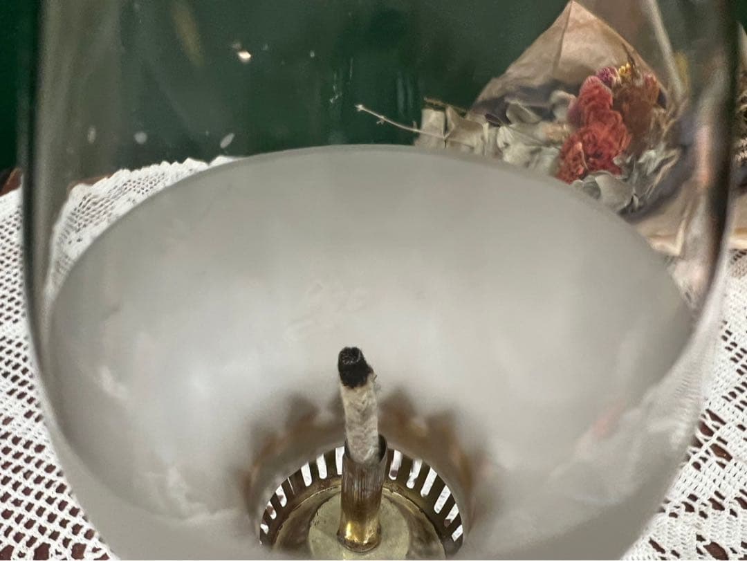 ねここ☆＊希少 レア 内藤ルネ オイルランプ 昭和レトロ 当時物インテリア