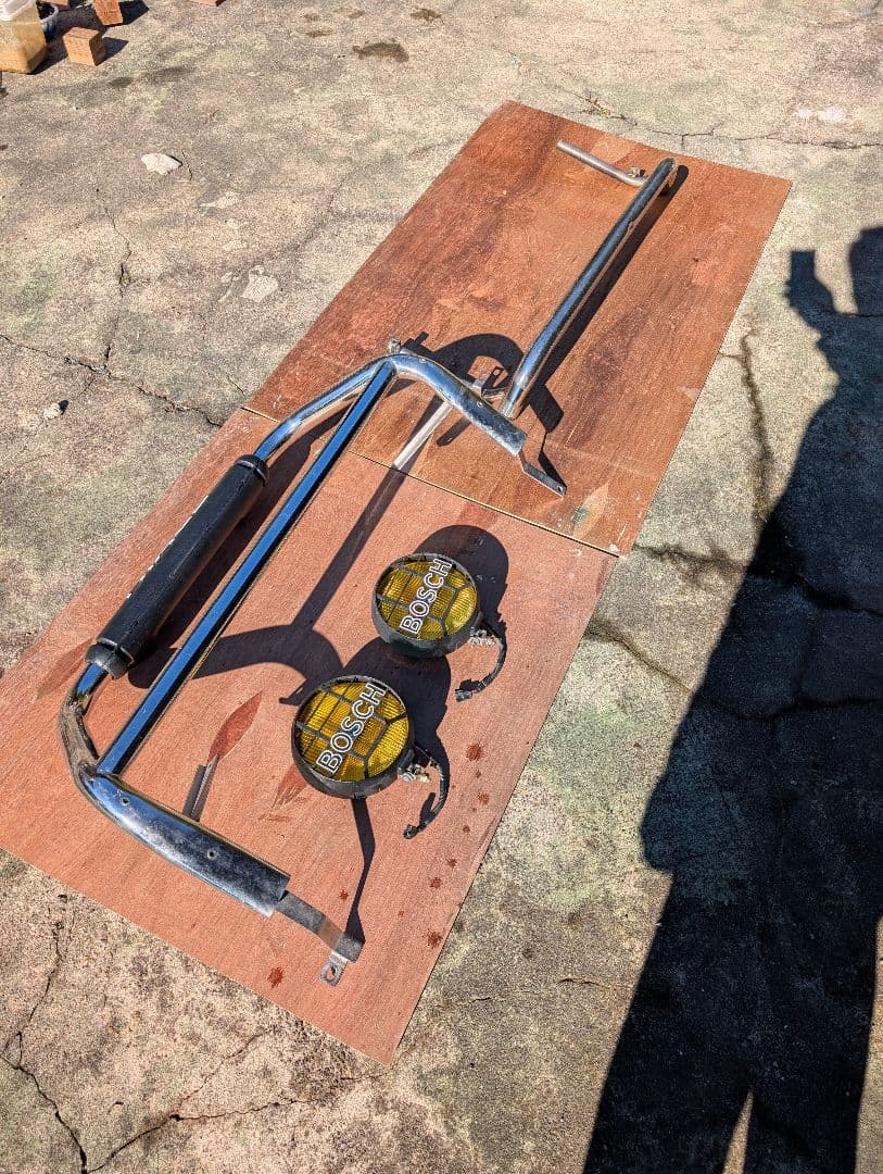 ハイエース 100系 バンパーガード フロント リア フォグランプ