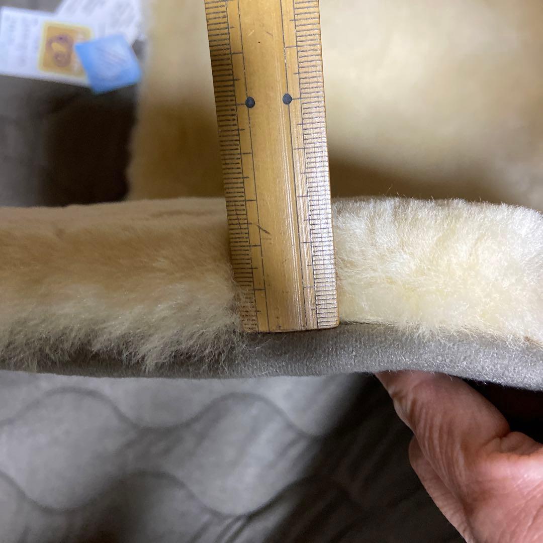 【新品】未使用ニチロムートンシーツ　ベージュ