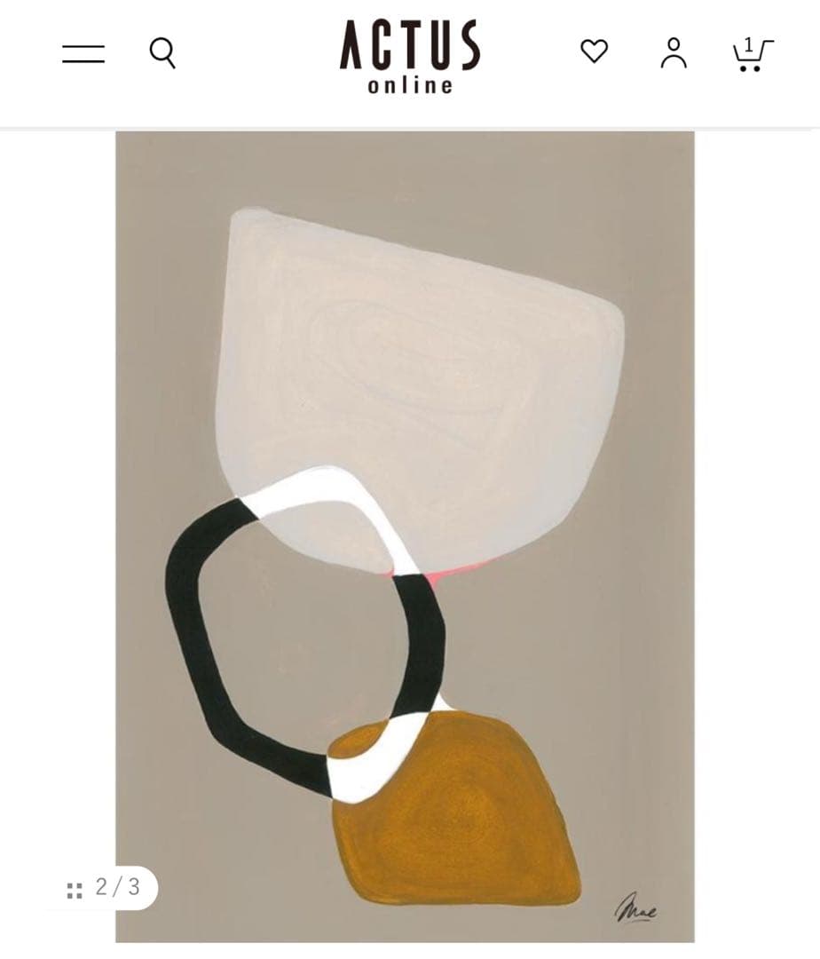 新品 ACTUS ポスター Paper Collective 50×70