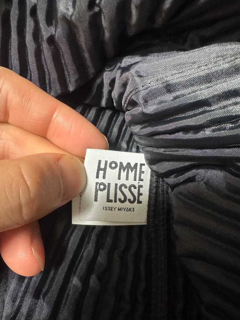 HOMME PLISSÉ ISSEY MIYAKE マオカラー ロングジャケット