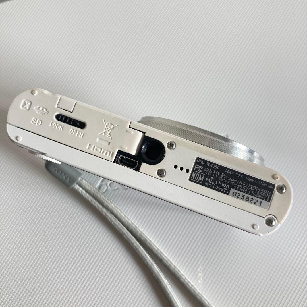 【ジャンク品】SONY Cybershot DSC - WX350 ホワイト