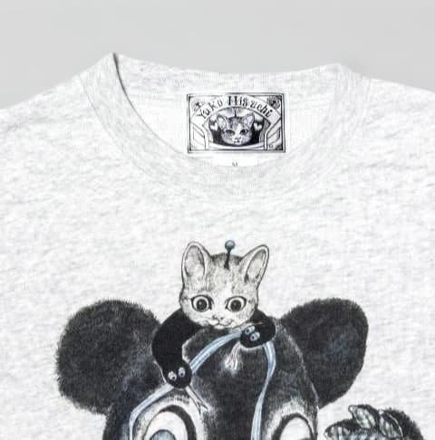 ボリス雑貨店　半袖スェット ３ギュスと黒いクマXL ヒグチユウコ