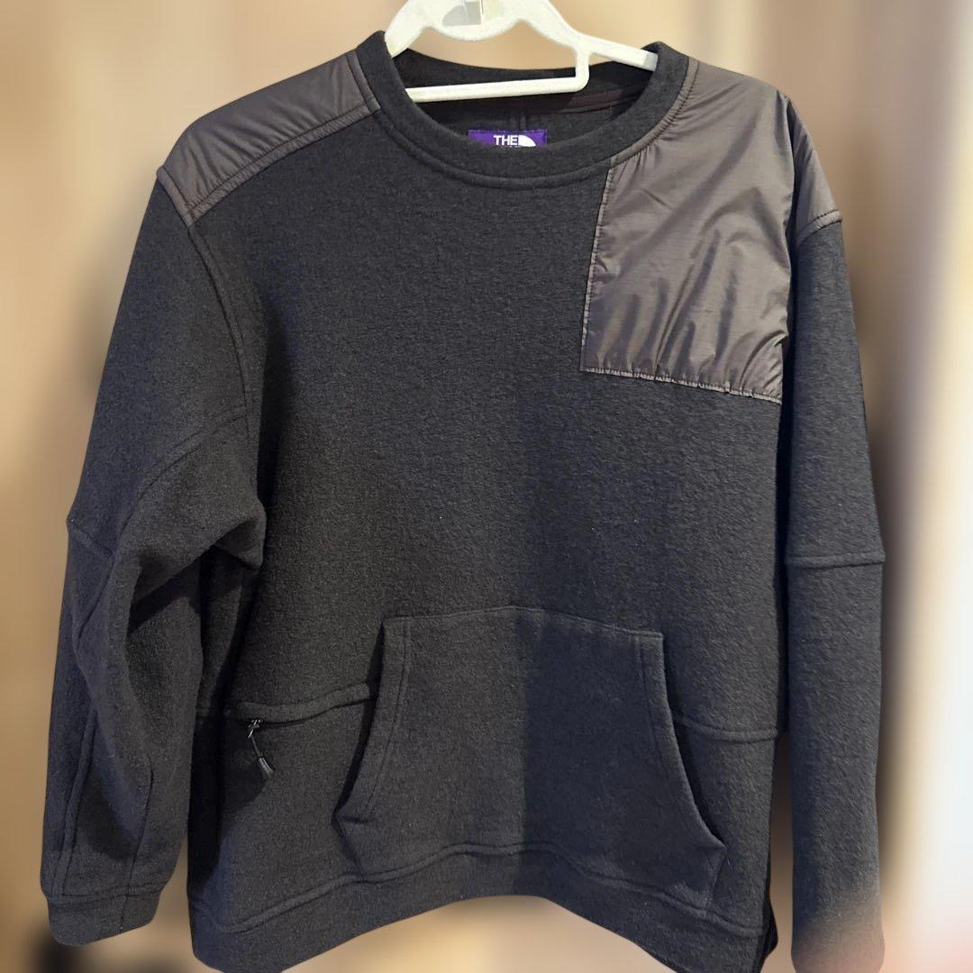 ノースフェイスパープルレーベル　茶スウェット M