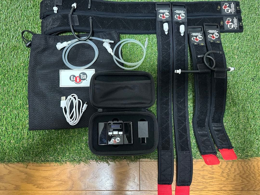 Kaatsuサイクル2.0腕脚ベルトMサイズ 、腕ベルトSサイズ加圧トレーニング