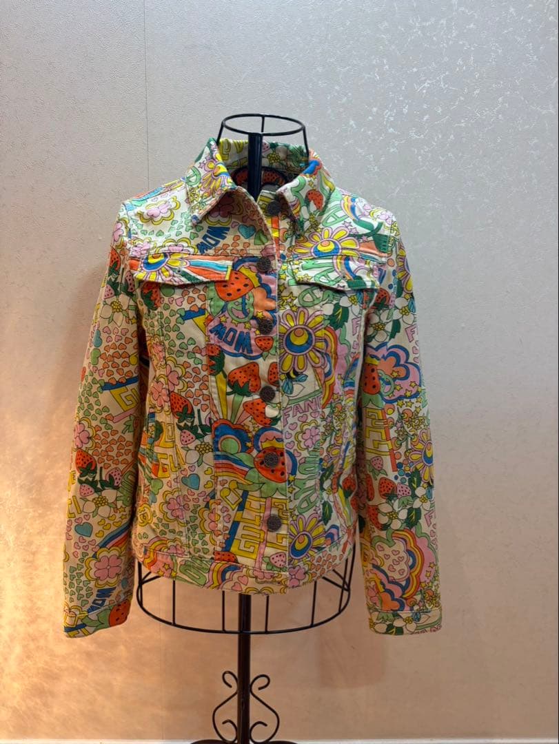 GUCCIグッチ　カラフル グラフィック　ジャケット