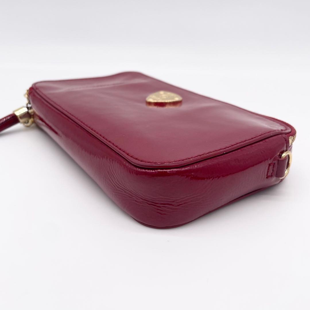 ATAO アミュレットケリー ショルダーバッグ　スマホ入れ　長財布 ルビー　赤