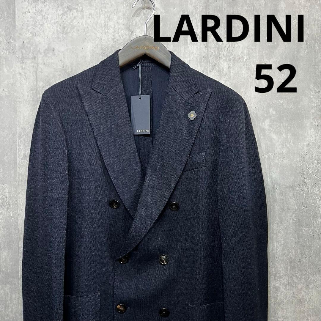 【新品定価15万】LARDINI　ダブルブレステッド テーラードジャケット　52