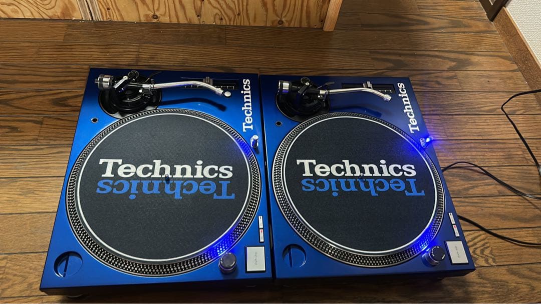 Technics SL-1200MK3D 2台セットカスタム青 × 青LED仕様