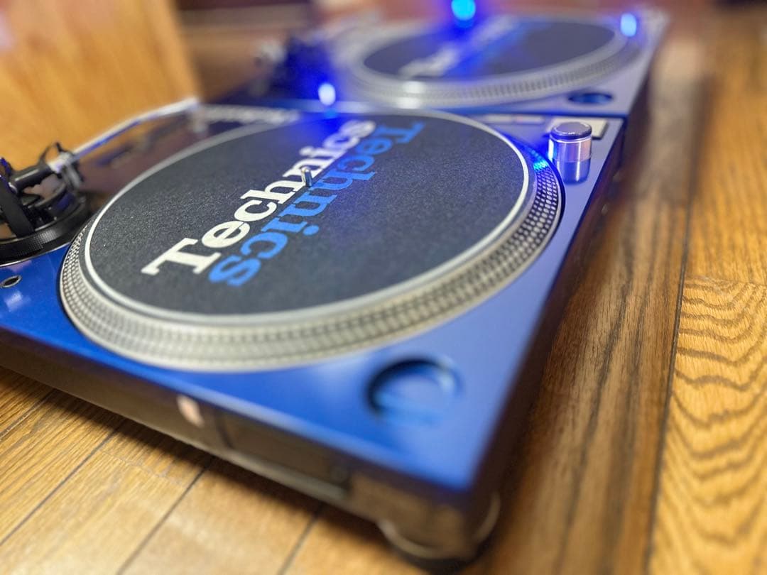 Technics SL-1200MK3D 2台セットカスタム青 × 青LED仕様