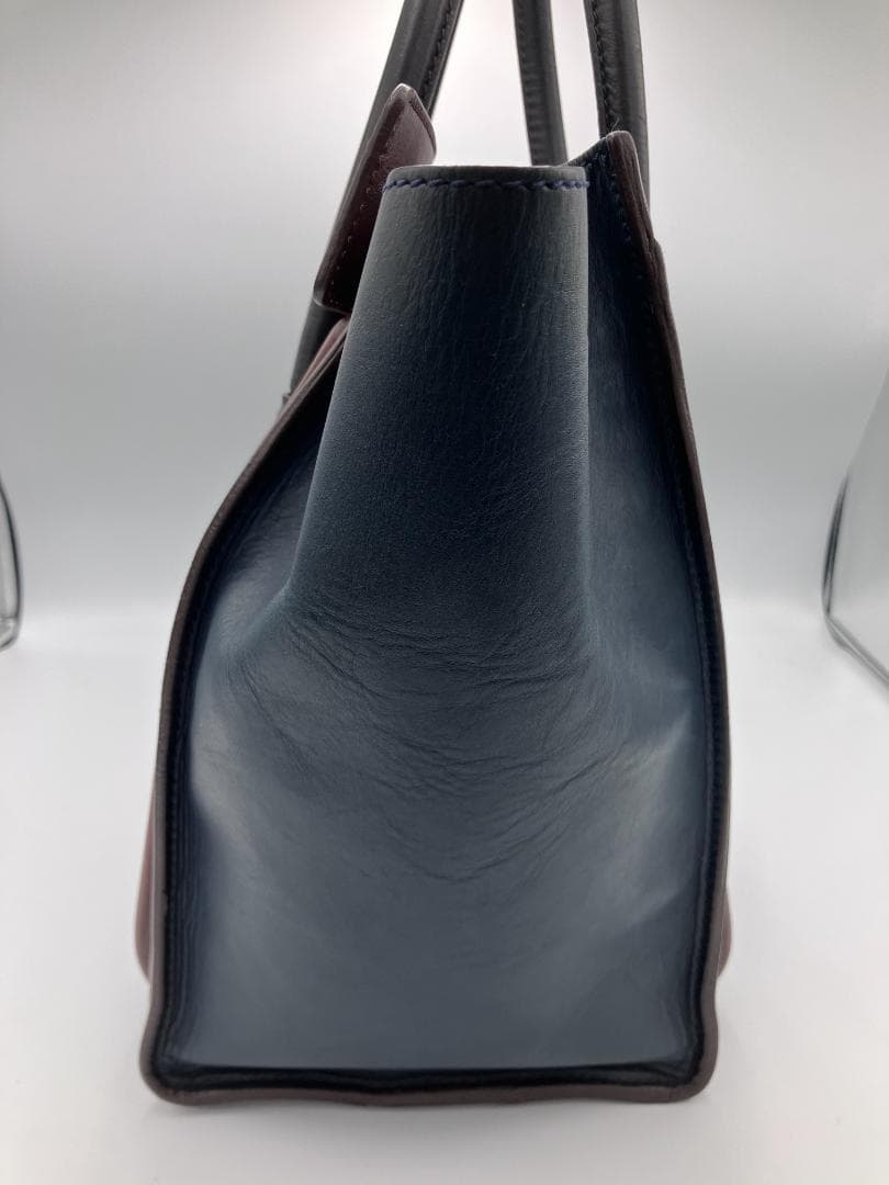 CELINE セリーヌ ラゲージ ミニ ショッパー ハンドバッグ レザー