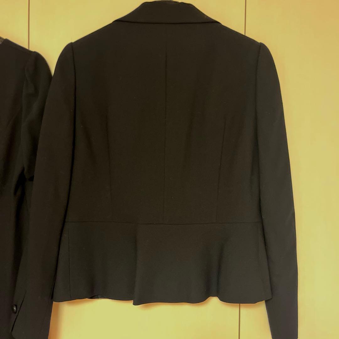 美品＊大きいサイズ13号XL ヌーヴコンフ ィニお受験スーツ ワンピース濃紺