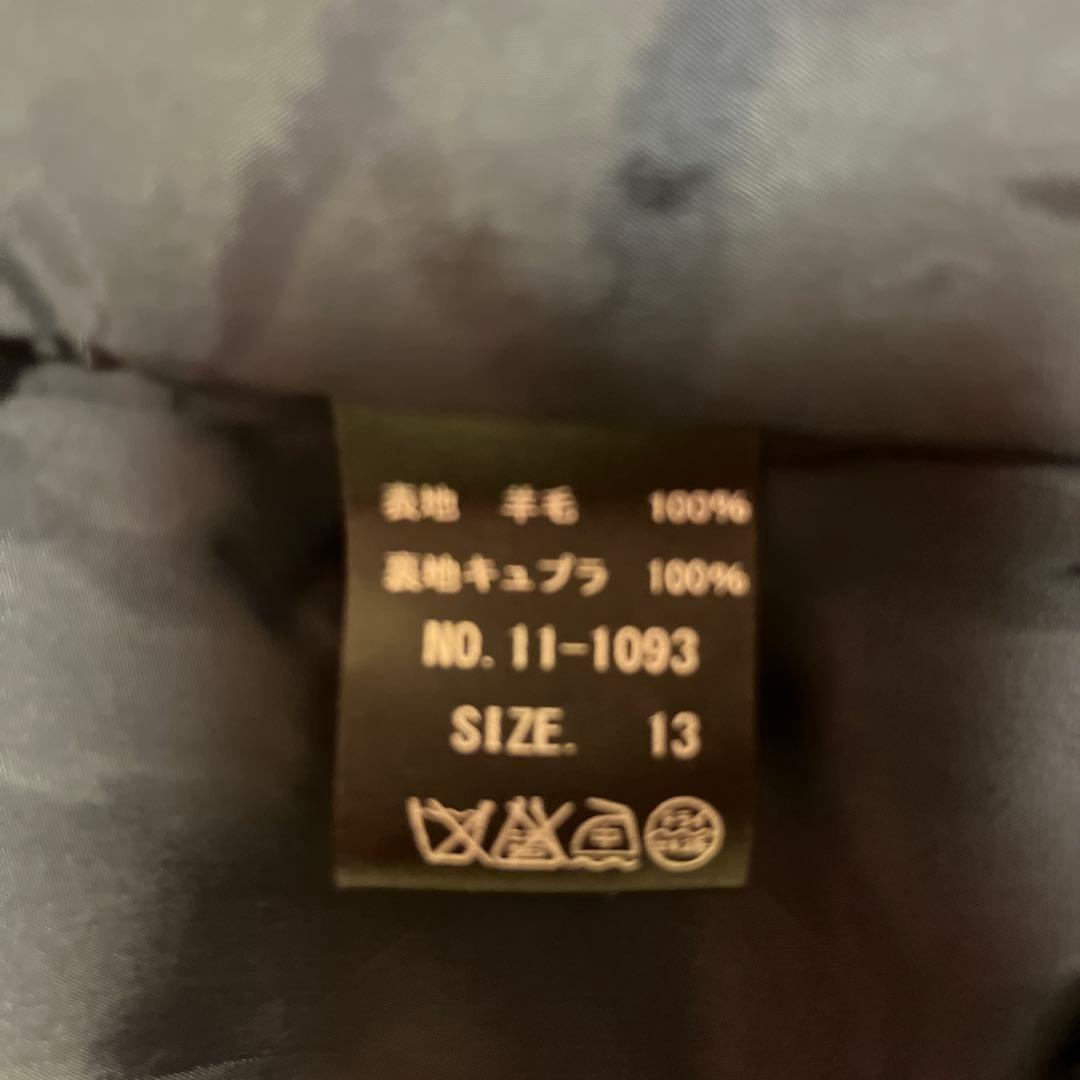 美品＊大きいサイズ13号XL ヌーヴコンフ ィニお受験スーツ ワンピース濃紺