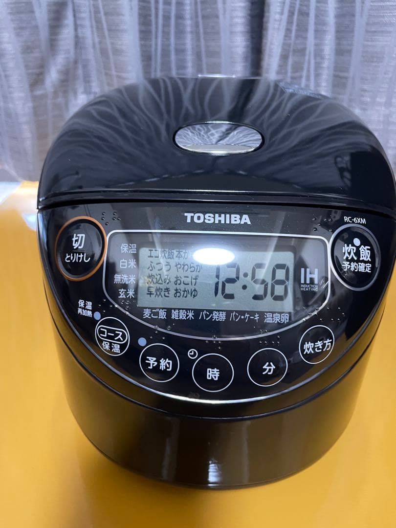 【TOSHIBA】炊飯器 RC-6XM(3.5合炊き)