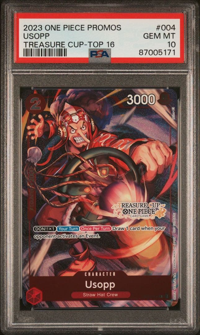 ウソップ R-P [OP01-004]【英語版】トレジャーカップ　16位景品