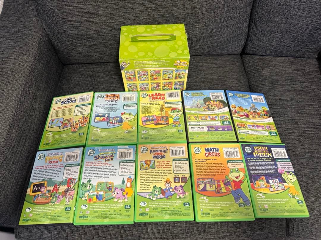 リープフロッグ　LeapFrog DVD 10枚セット　メガパック　フォニックス