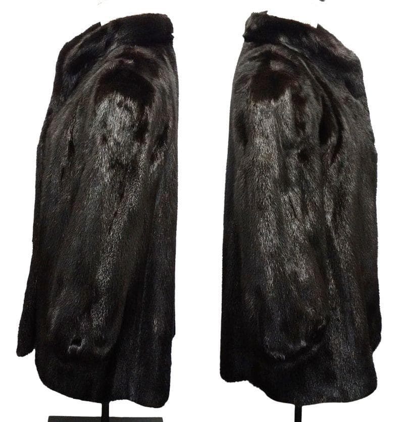 MOONBAT　FOND　MINK　ミンク　毛皮　ハーフコート　ダークブラウン