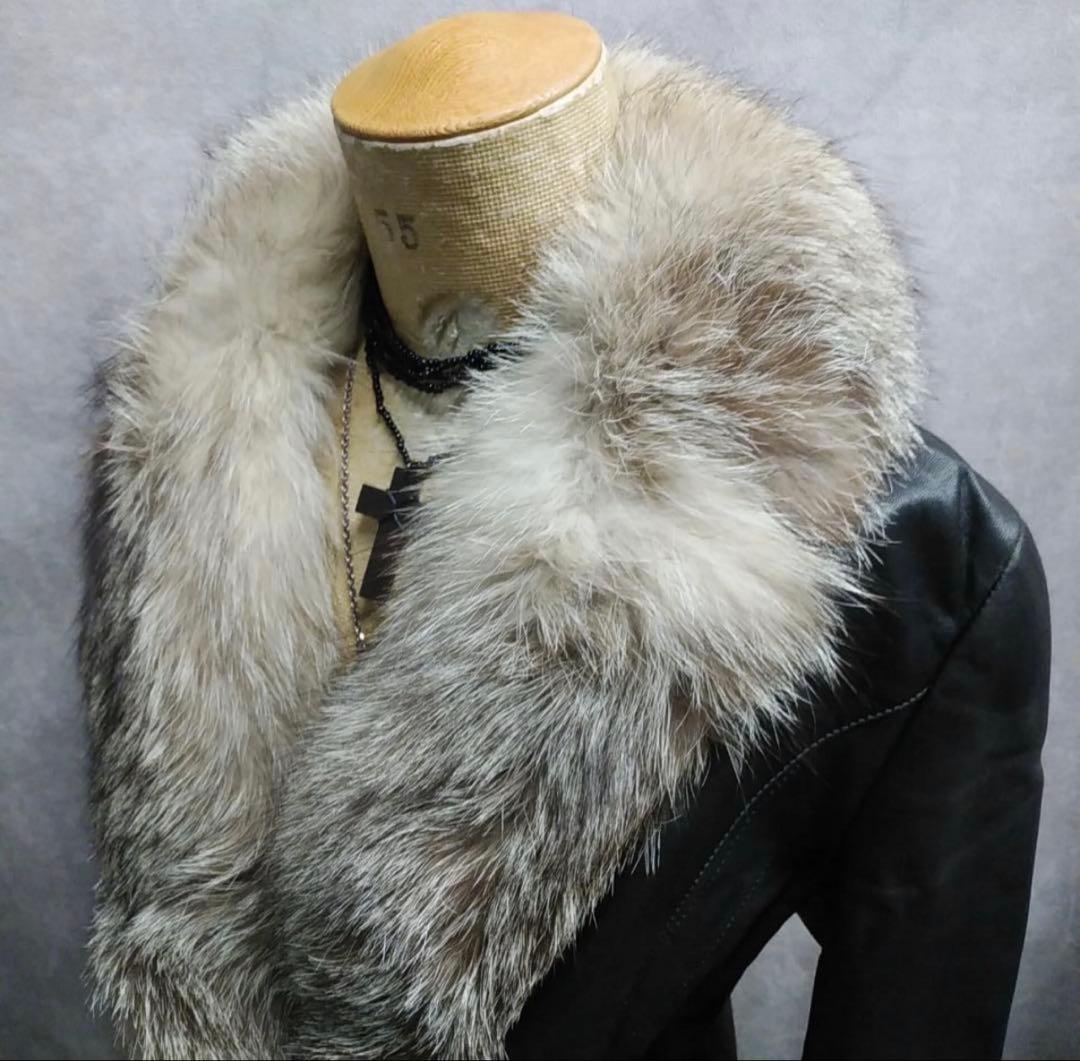 y2k　レザーコート　ファー　フェアリーグランジ　NANA