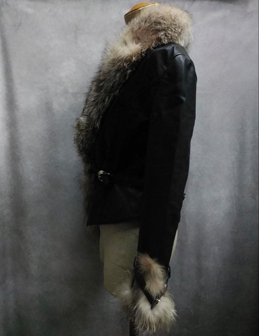 y2k　レザーコート　ファー　フェアリーグランジ　NANA