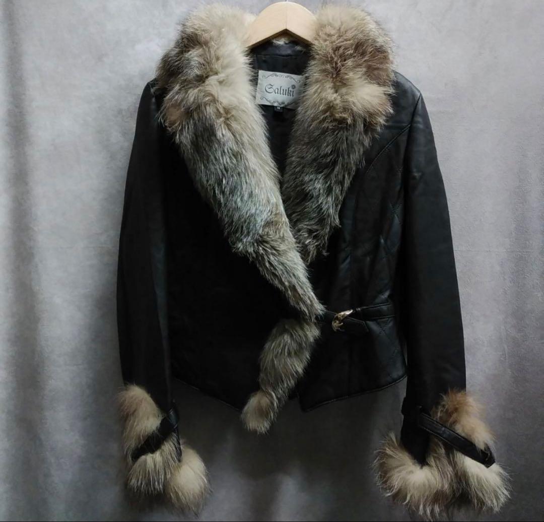 y2k　レザーコート　ファー　フェアリーグランジ　NANA