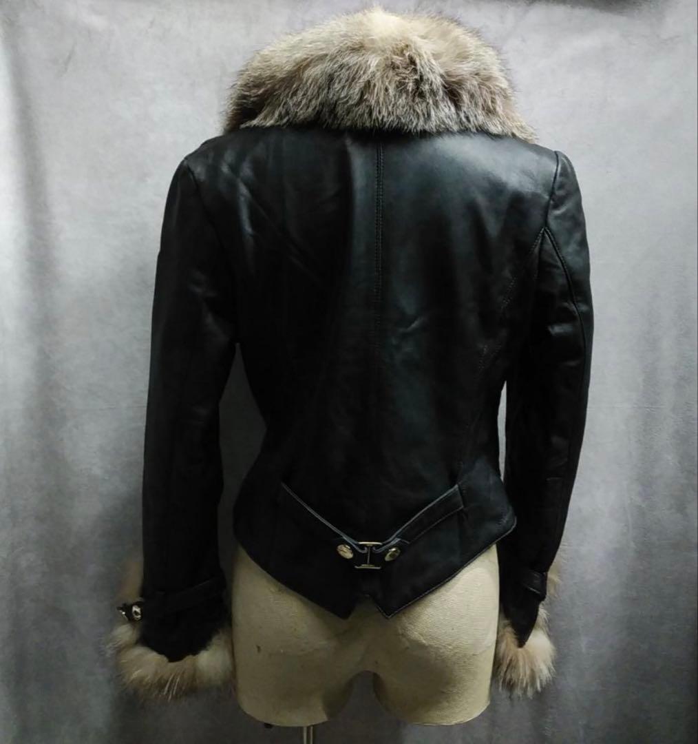 y2k　レザーコート　ファー　フェアリーグランジ　NANA