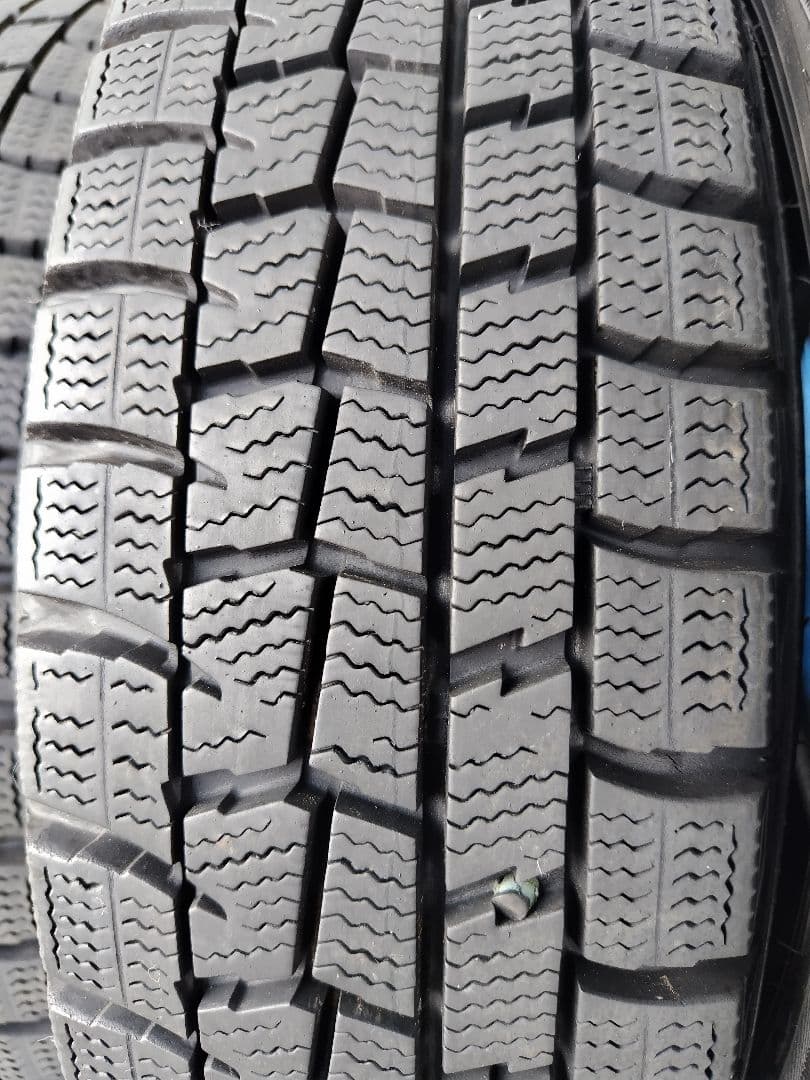 155/65R14【2/2】ダンロップ・スタッドレス、鉄ホイール付、2本分割