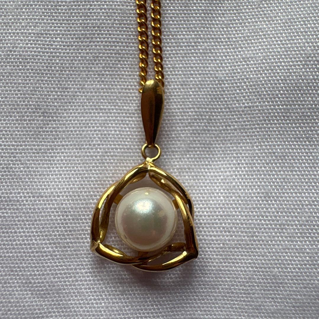 あこや本真珠ゴールドペンダント