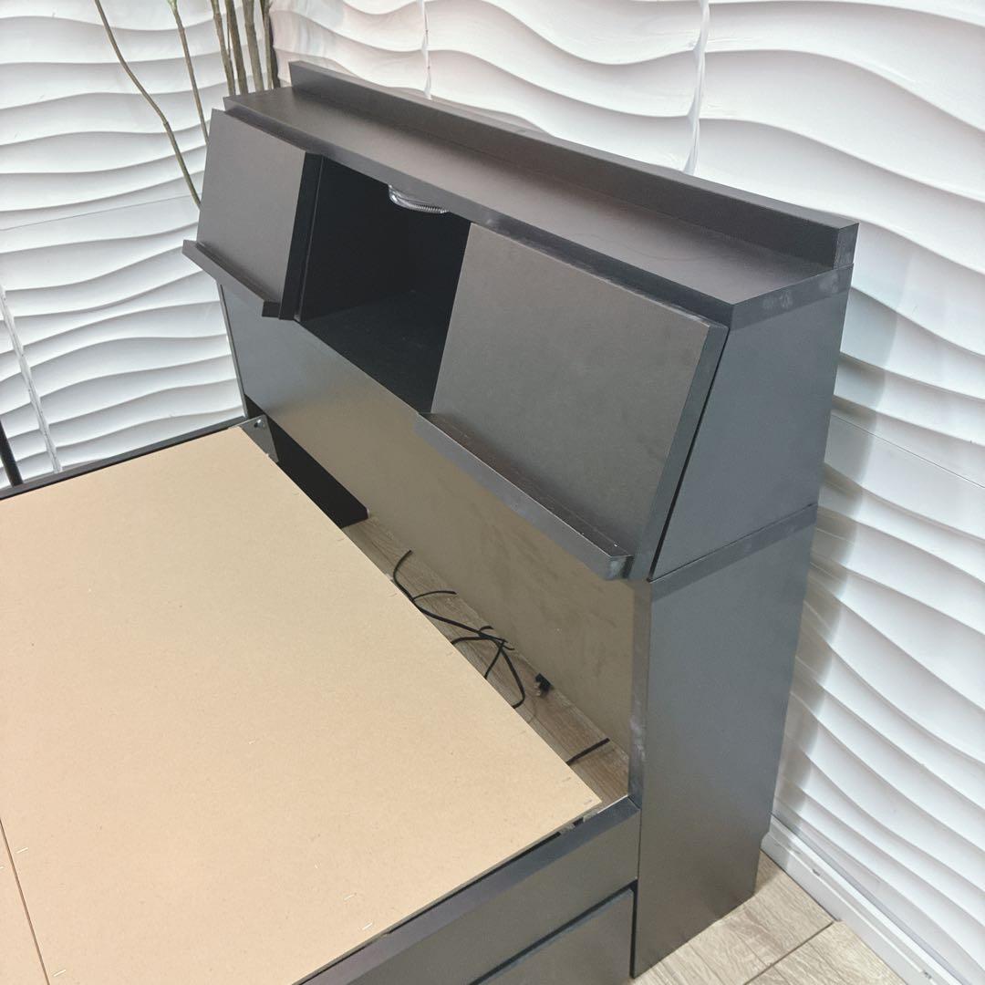 ◇大阪府全域 神戸市 配達料無料！◇ビックスリー◇ベッドフレーム収納付◇シングル