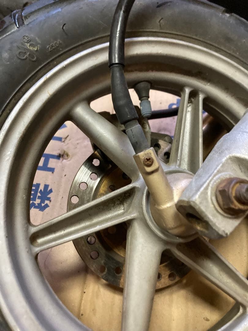 ライブディオZXホイール 金サス前後セットキャリパーステムマスターフルセット