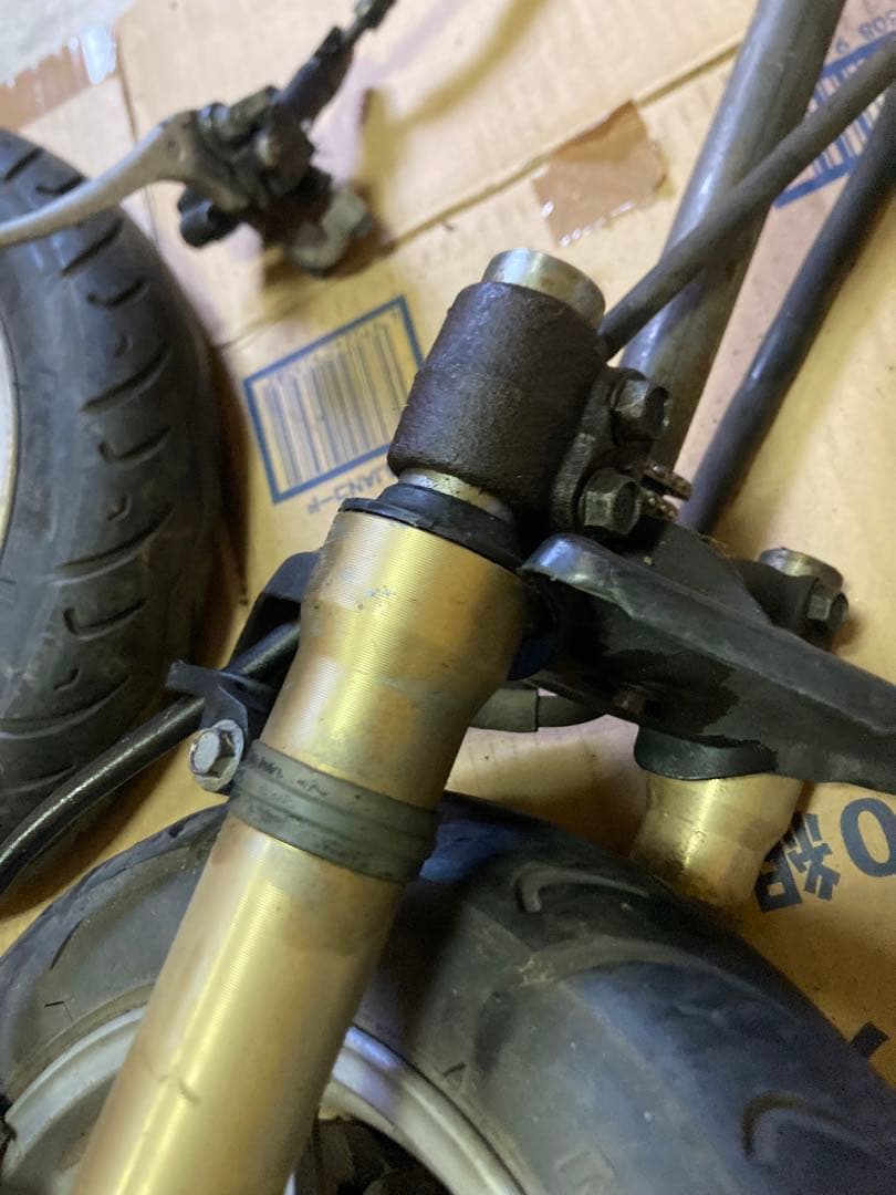 ライブディオZXホイール 金サス前後セットキャリパーステムマスターフルセット