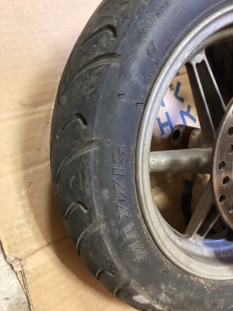 ライブディオZXホイール 金サス前後セットキャリパーステムマスターフルセット