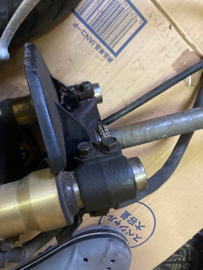 ライブディオZXホイール 金サス前後セットキャリパーステムマスターフルセット