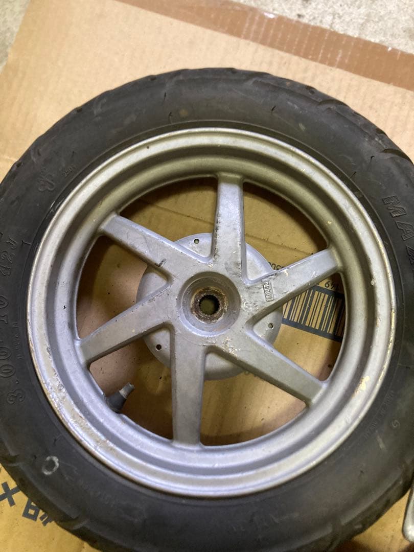 ライブディオZXホイール 金サス前後セットキャリパーステムマスターフルセット