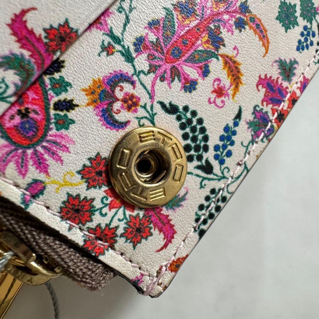 ✨未使用タグ付き✨ETRO 長財布 レザー クロコ型押し ペイズリー 付属品あり