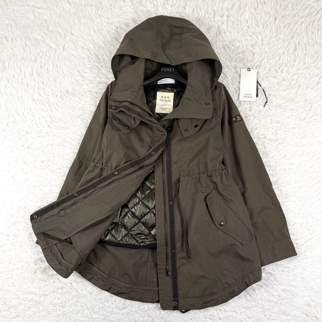 美品✨ タトラス モッズコート ダウンライナー付　BERINA カーキ サイズ1