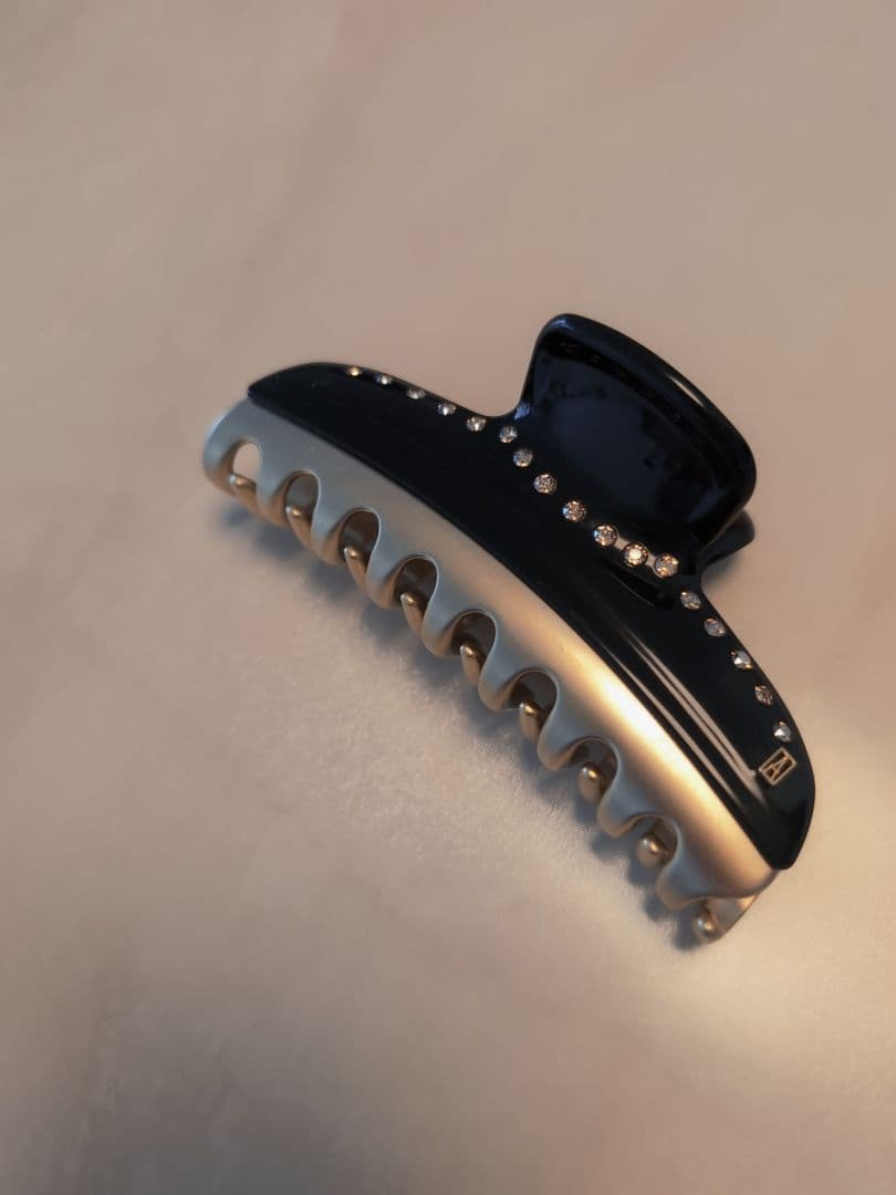 お受験★アレクサンドル ドゥ パリ ヘアクリップ（L）ストーン付き