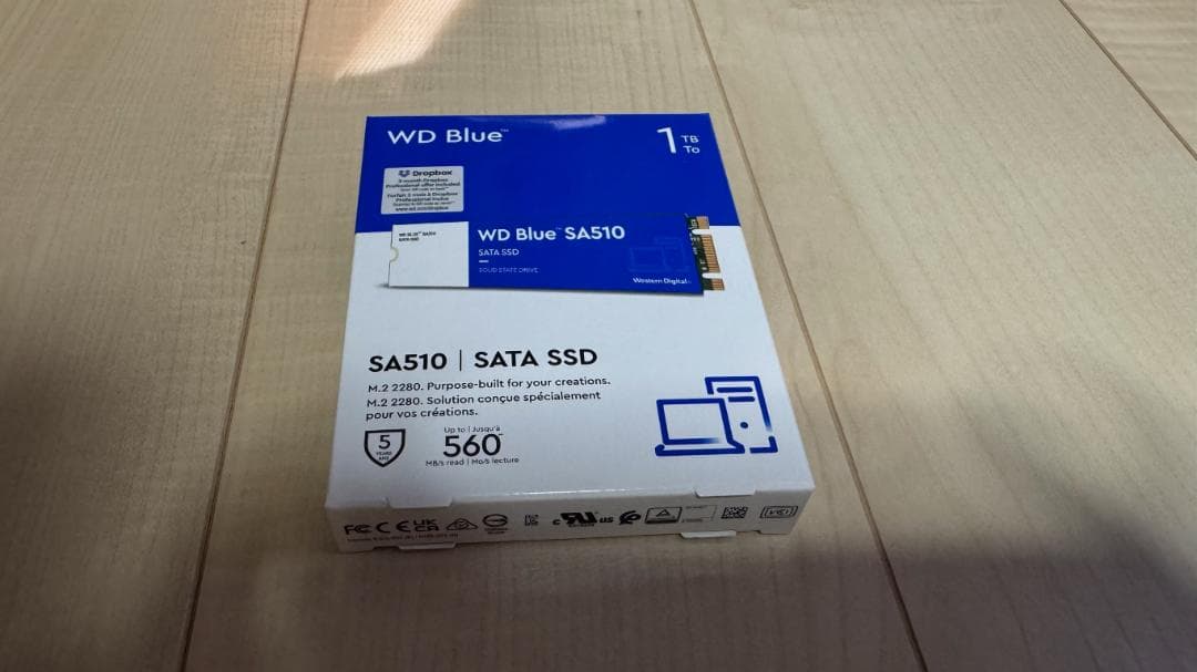 新品 WD Blue SA510 1TB SATA SSD M.2 /2280