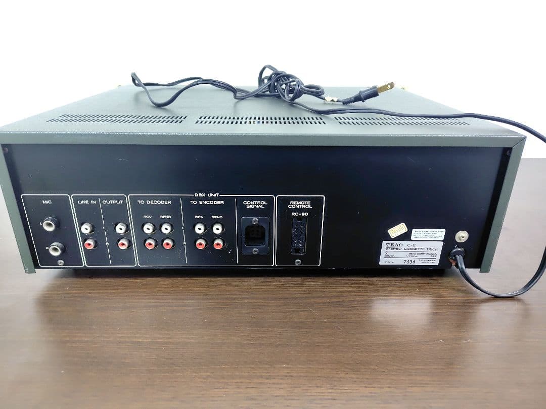 TEAC MODEL C-2 カセットデッキ ジャンク