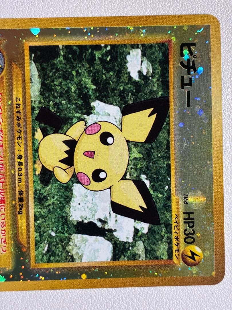 現物 ピチュー ポケモンカード neo プレミアムファイル 旧裏面 未使用 美品
