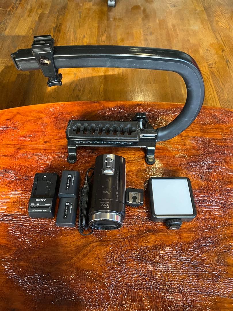 SONY HDR-cx430 55倍ズームビデオカメラ 本体と付属品　動作確認済