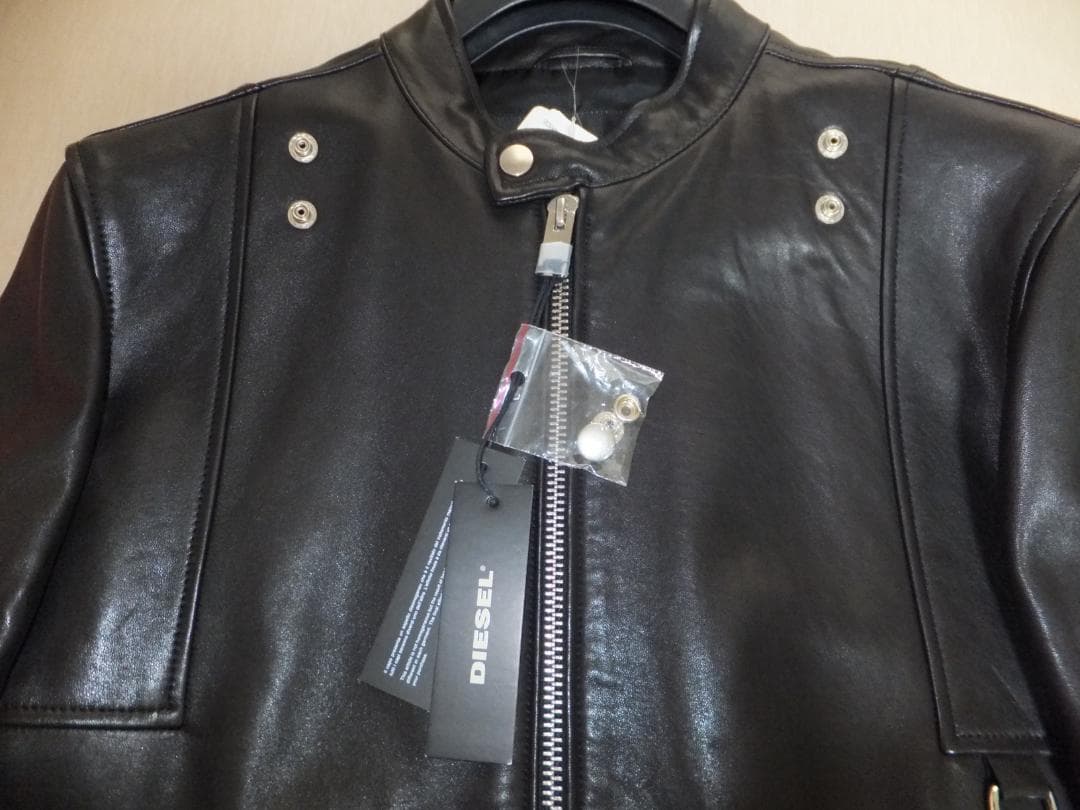 DIESEL / ディーゼル　ラムレザーライダージャケット（サイズL）羊皮
