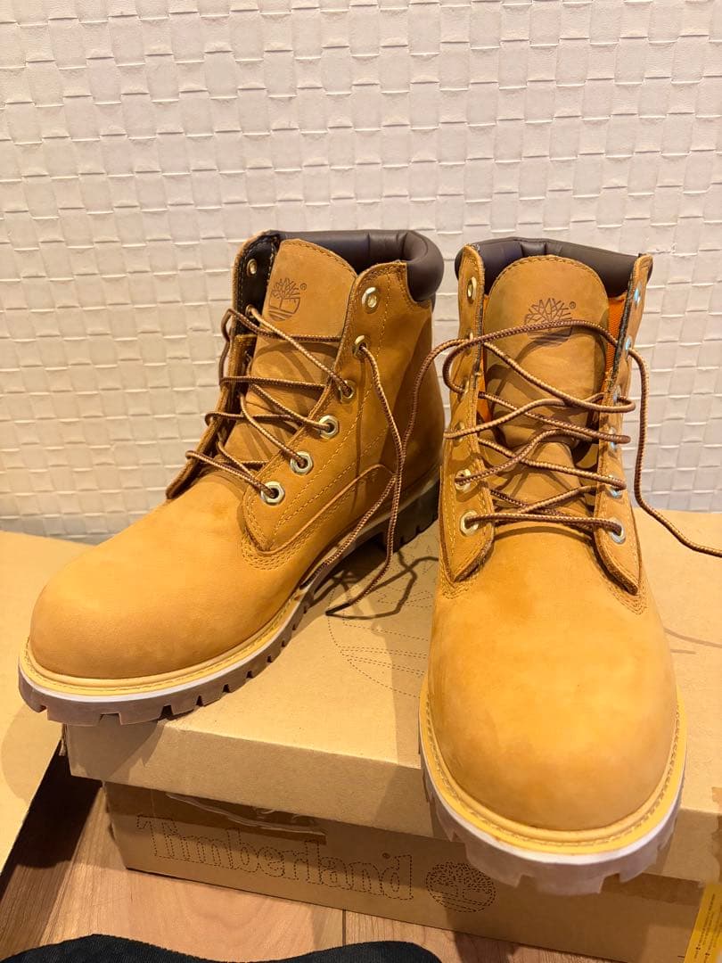 Timberland ブラウンハイカットブーツ 26cm
