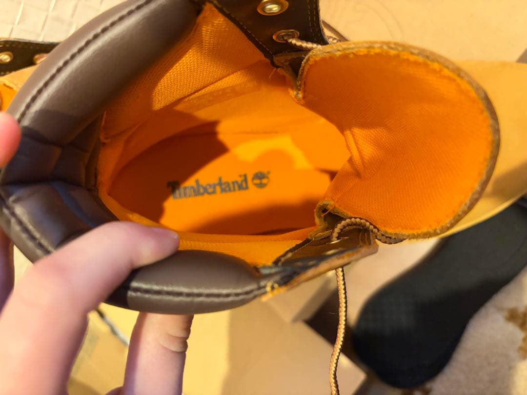 Timberland ブラウンハイカットブーツ 26cm
