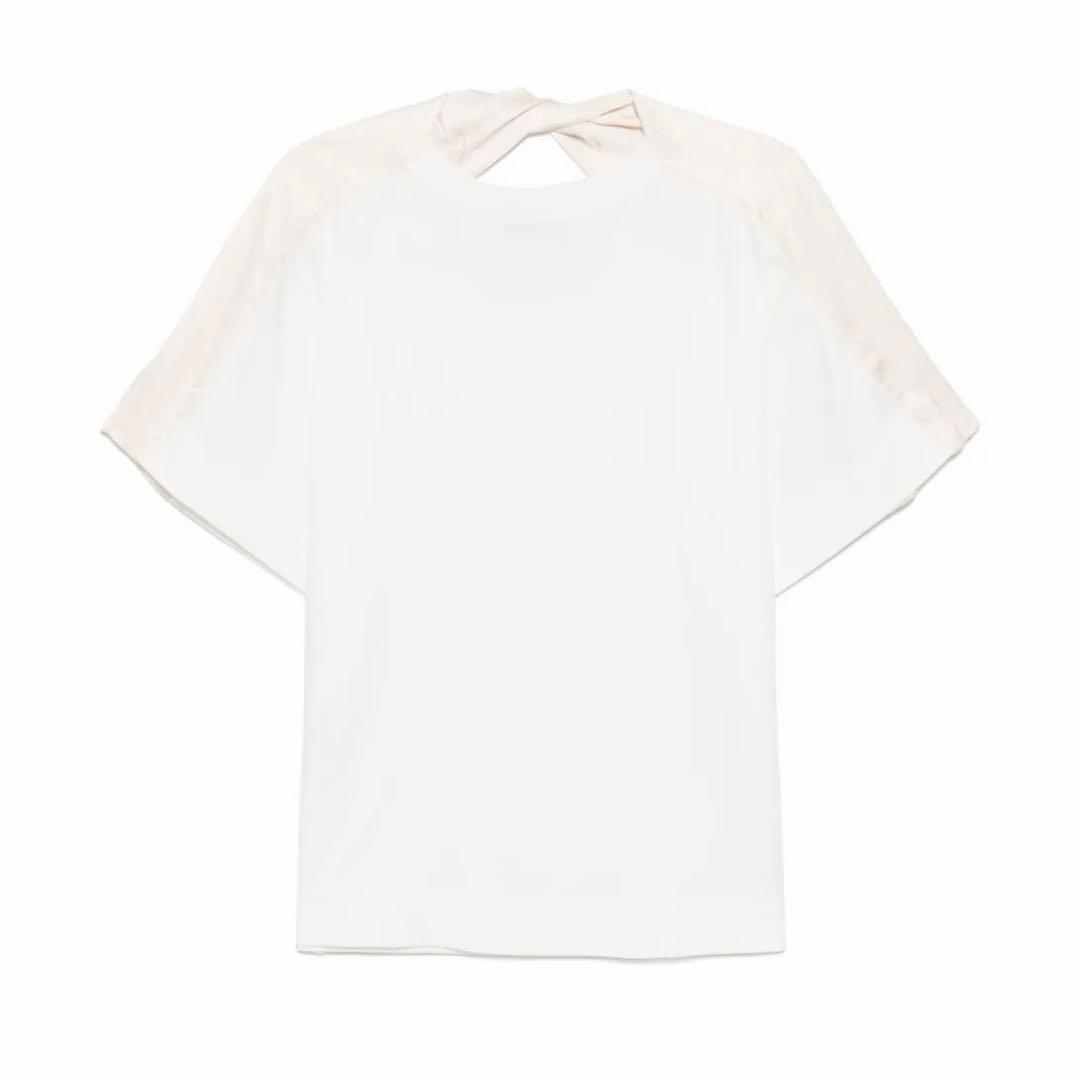 【新品未使用】リトコフスカ　ホワイト Tシャツ 異素材ショルダー