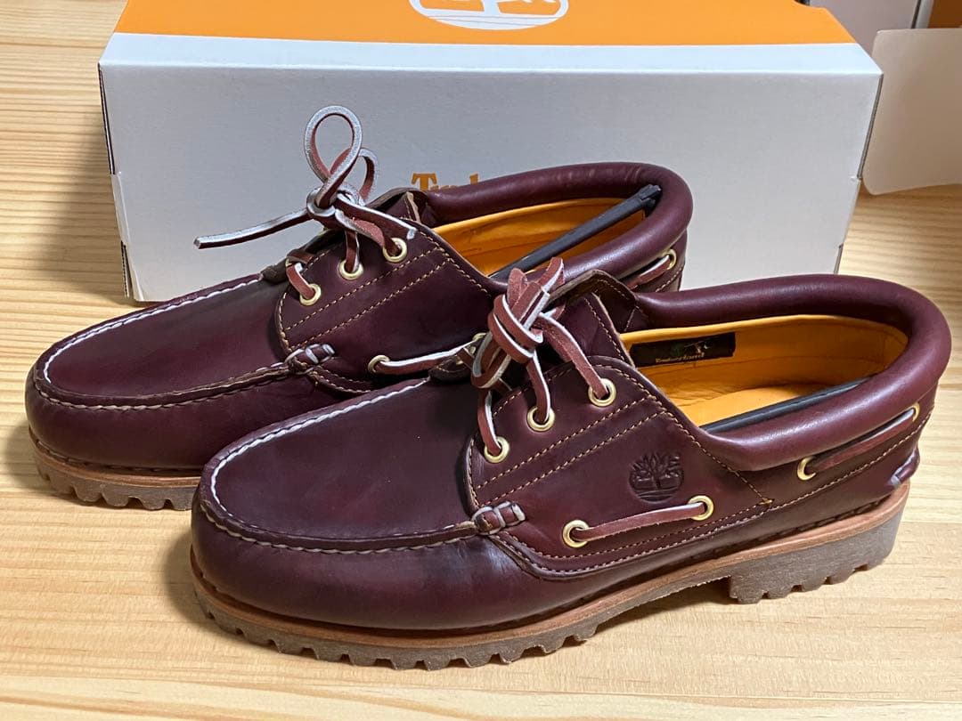 【新品未使用】ティンバーランド 3eye/サイズ8.5/26.5㌢/バーガンディ