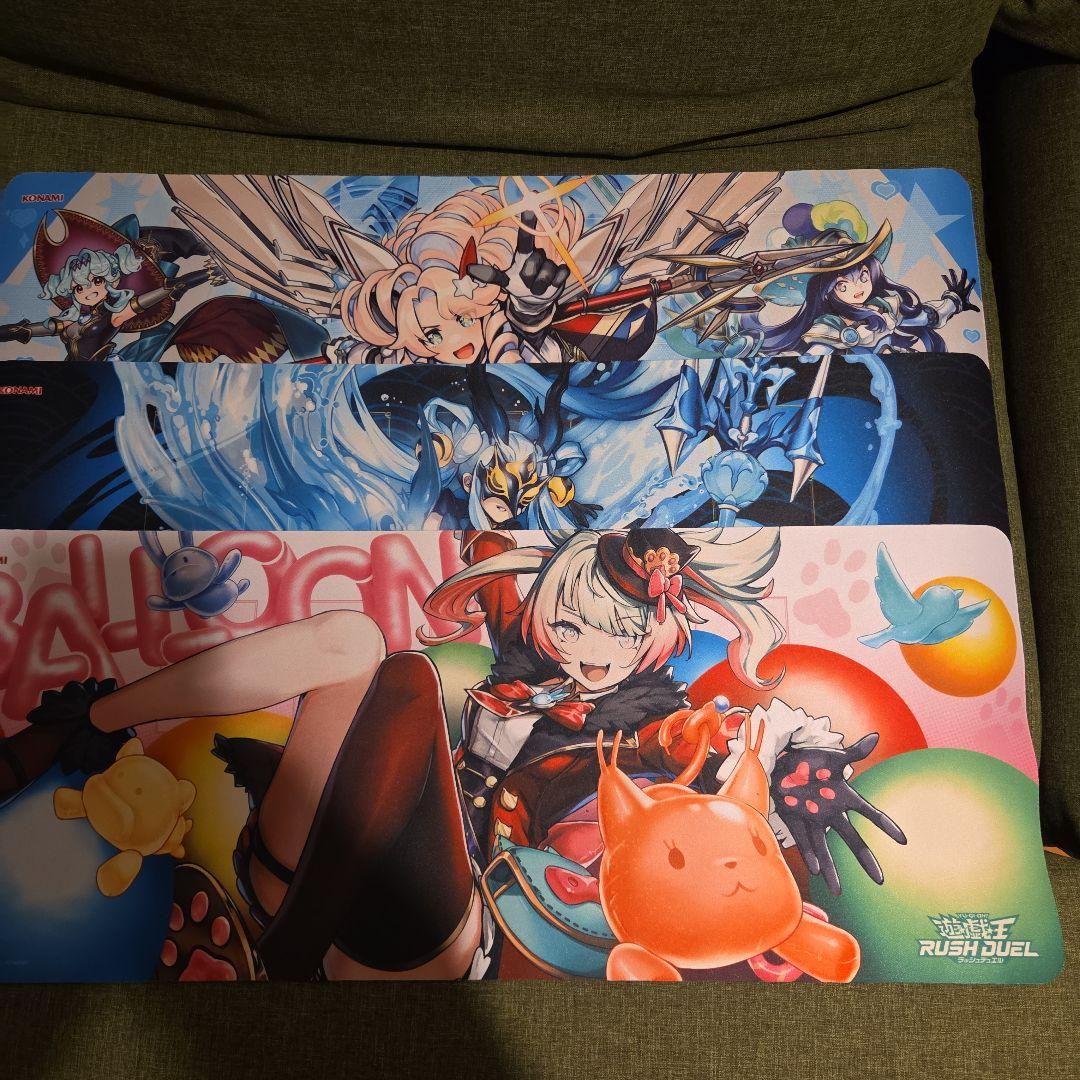 週末特価【断捨離】ラッシュデュエルプレイマット3種セット